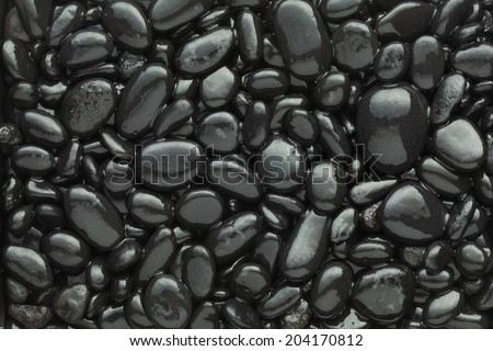  Black pebble  background  