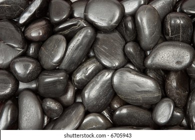 Black Pebbles Texture