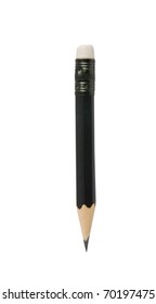 Black Pencil Isolated On White Background