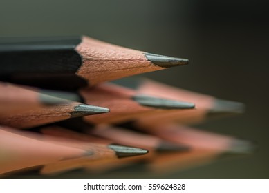 Black Pencils Closeup