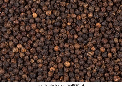 Black Pepper Zoomed In On And Close Up Texture