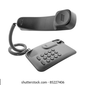 Black Phone With Floating Handset