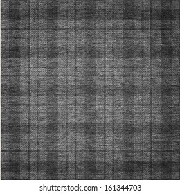 Black Plaid Fabric Texture