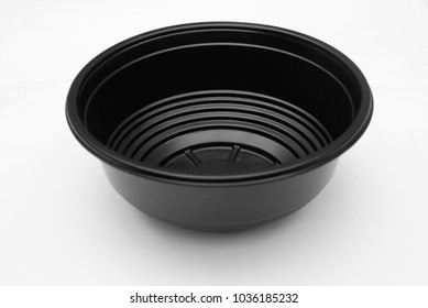 Black Plastic Bowl Fod  For Microwave