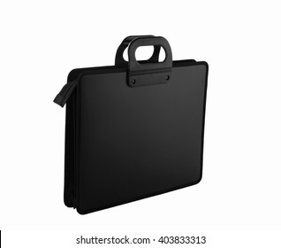 black plastic briefcase