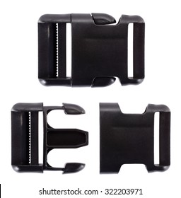 Black Plastic Buckle