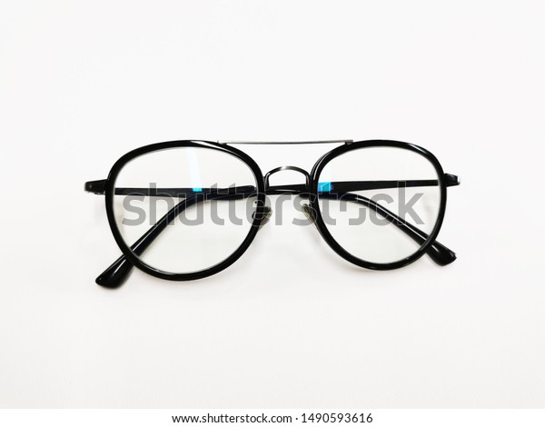 round clear plastic eyeglass frames