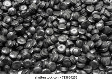 Black Plastic Pellets. Colorant For Plastics.