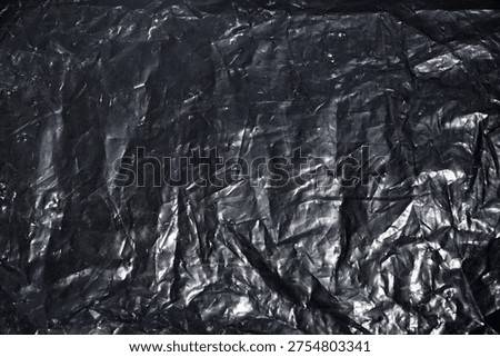 Black plastic texture as background full frame blank