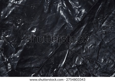 Black plastic texture as background full frame blank