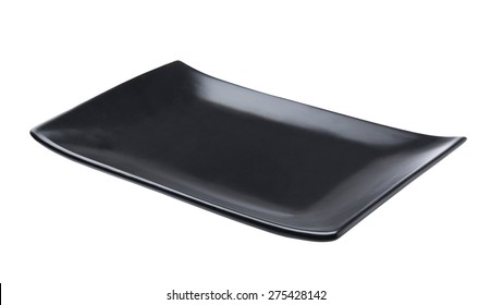 Black Plate Isolated