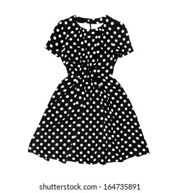 Buy > spotty black and white dress > in stock