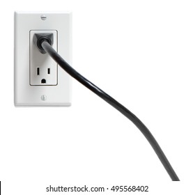 power cord plugged in