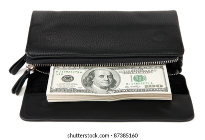 Similar Images, Stock Photos & Vectors of money in big black bag ...