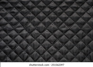 Black Quilted Fabric