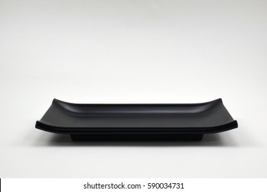 Black  rectangular plate on white background. - Powered by Shutterstock