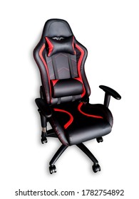 Black Red Gaming Chair For Computer Gamer Or Business Office, Home Office. 