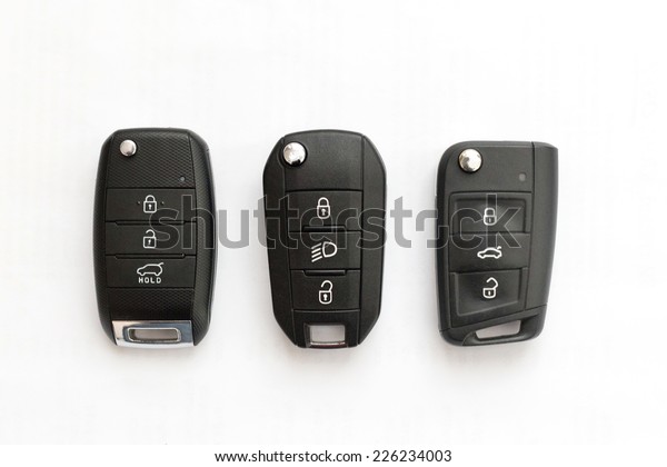 black remote\
control car on a white\
background