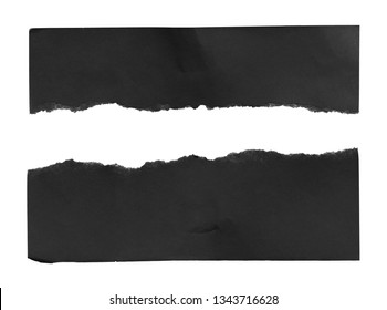 Black Ripped Paper, Space For Advertising Copy