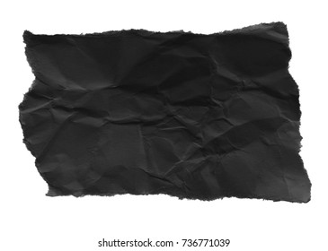 Black Ripped Paper, Space For Advertising Copy