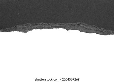 Black Ripped Paper Torn Edges Strips Stock Photo 2204567269 | Shutterstock