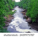 The Black River - river on the Upper Peninsula of the U.S. state of Michigan, was designated a National Wild and Scenic River in 1992.