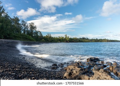 Black Rock Beach In Hana, Maui