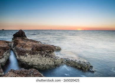 The Black Rock Beach In Melbourne, Australia.