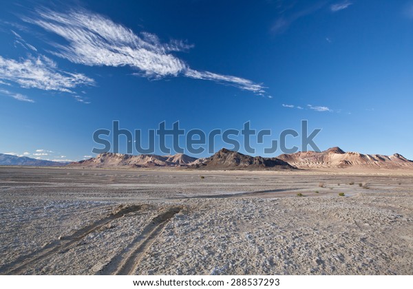 Black Rock Desert road\
(Nevada, USA)