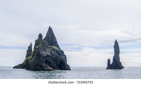 Black rocks