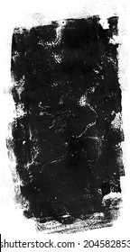 Black Rolled Ink Texture