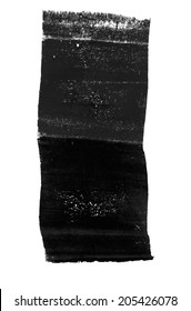 Black Rolled Ink Texture