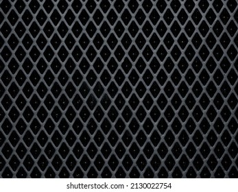 Black Rubber Mat As Background