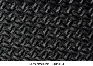 Black Rubber Texture Closeup Background.