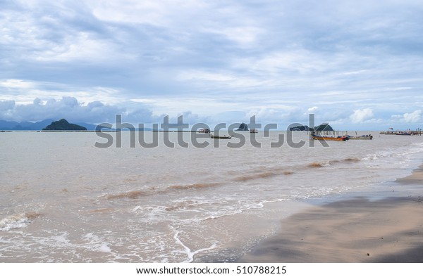 Black Sand Beach Langkawi Island Pantai Stock Photo Edit