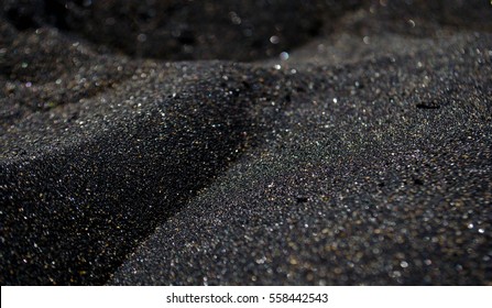 Black Sand On Tenerife