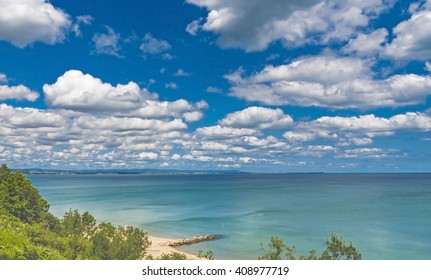 Black Sea By Burgas In Bulgaria