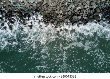 Black Sea Coast From Aerial View, Sochi, Russia