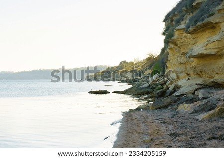 black sea, coast, crimea, rocky seashore, kerch strait Crimea peninsula landscape nature