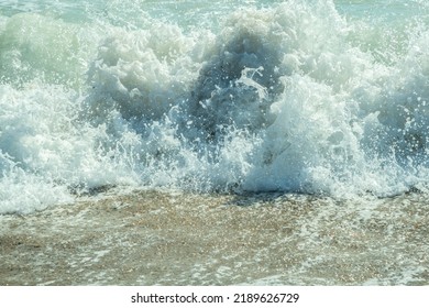 Black Sea Waves On Kara Dere Beach