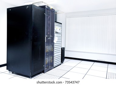 Black Servers Hardwares Internet Data Center Stock Photo 73543747 ...