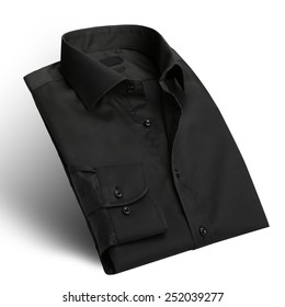 black dress shirt with design