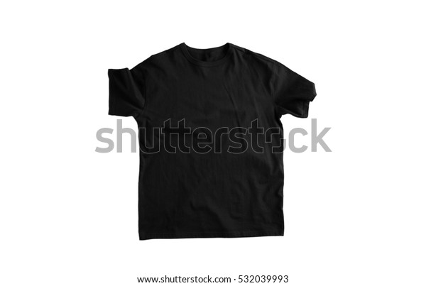 Black Shirt Isolated On White Background Stock Photo (Edit Now) 532039993