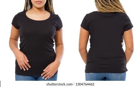 Black Woman Tshirt Mockup Images, Stock Photos & Vectors | Shutterstock