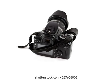 Black Single Lens Reflex Camera