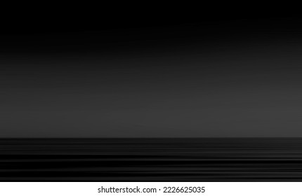 Black Sky And Sea. Dark Night. Horror Background. Black Background. Amoled Wallpaper. Sky Without Stars. Negative Background. 