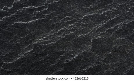 Black Slate Rock Texture