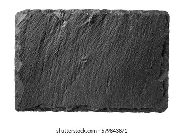 Black Slate Small Board Isolated