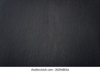 Black Slate Texture Closeup. May Be Used As Background