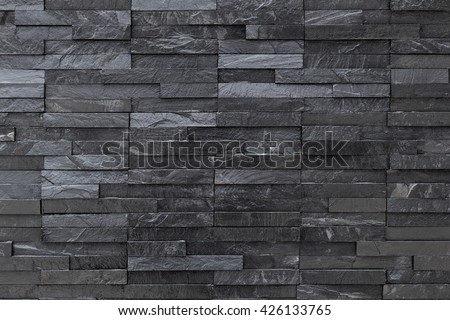 Black slate wall background